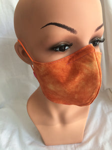Maske "Orange Batik"